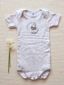 ��PETIT BATEAU �ץ��Хȡ���Ⱦµ�ܥǥ� BEAR �饤�ȥ��졼
